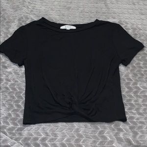 Brand new black crop top shirt